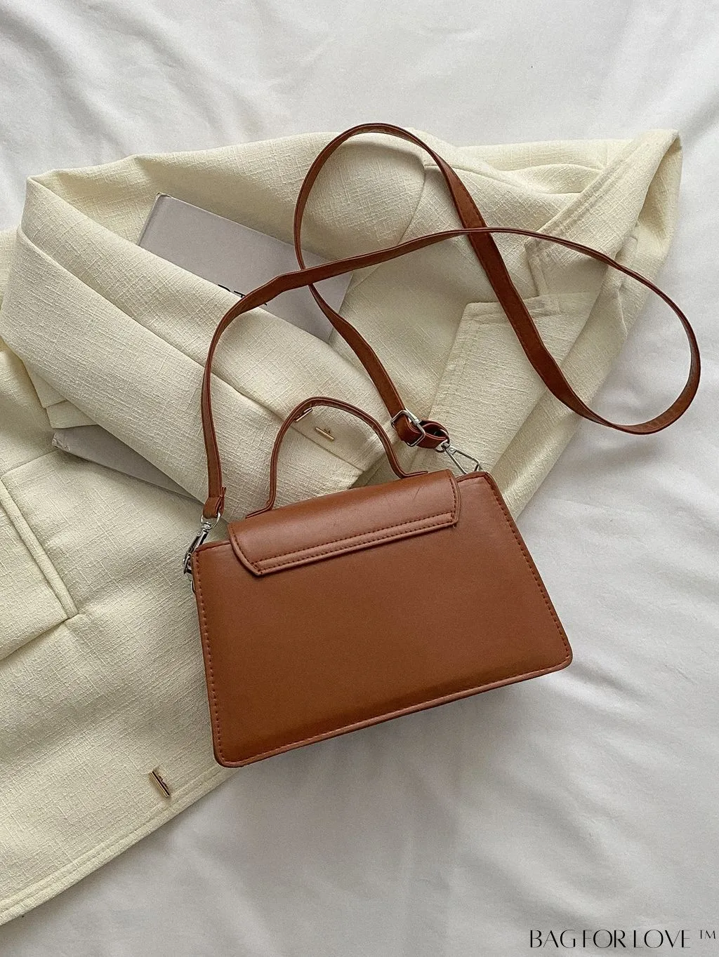 BagForLove - Chic Chain Embellished Compact Satchel