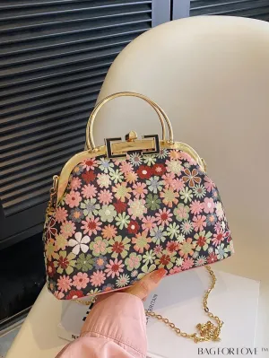 BagForLove - Chic Floral Clutch with Chain Strap
