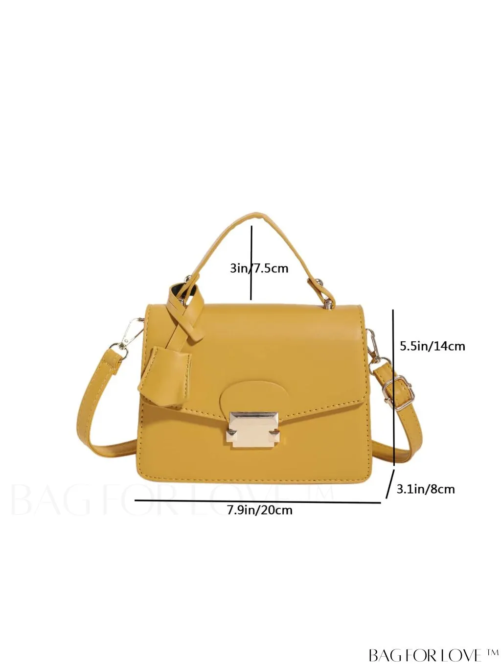 BagForLove - Compact PU Handbag: Sleek and Stylish