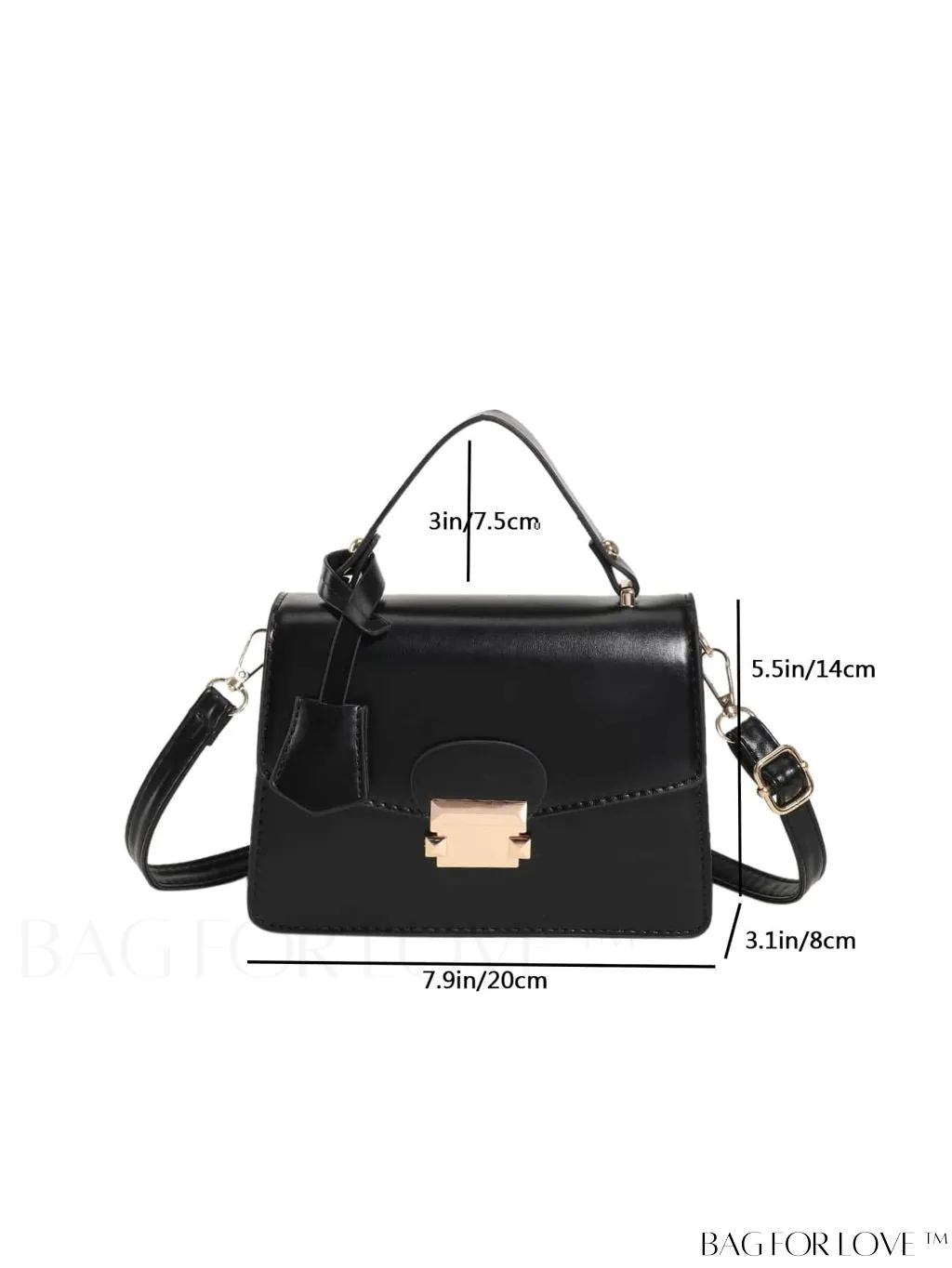 BagForLove - Compact PU Handbag: Sleek and Stylish