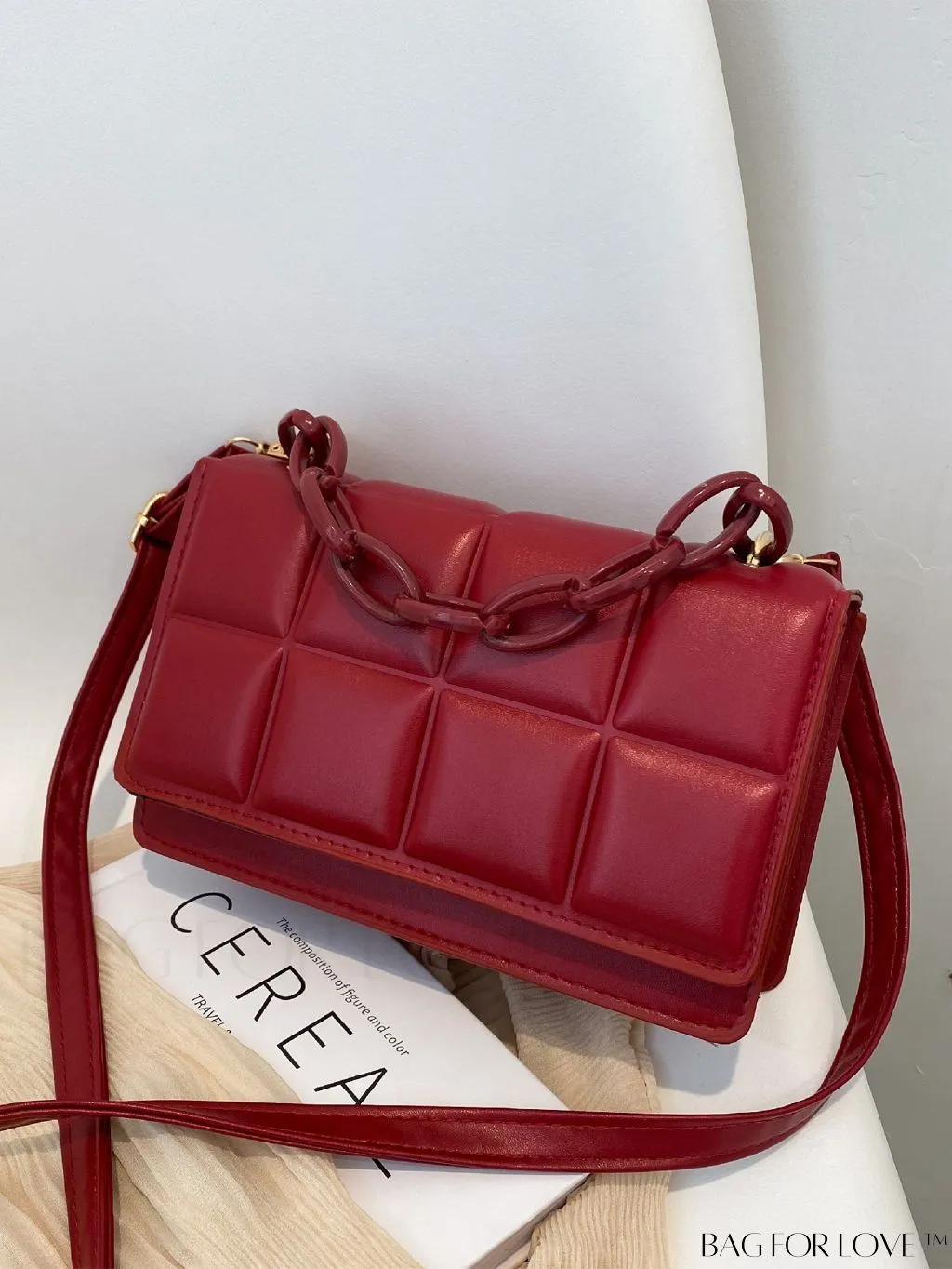 BagForLove - Compact Textured Satchel Bag - Perfect for Minimalist Style