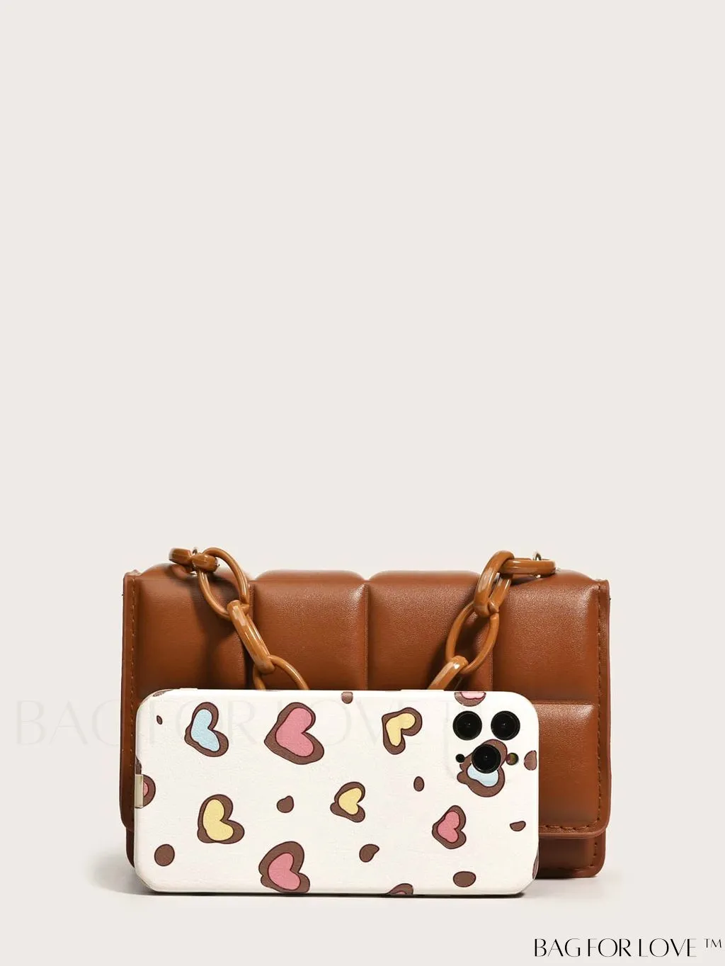 BagForLove - Compact Textured Satchel Bag - Perfect for Minimalist Style
