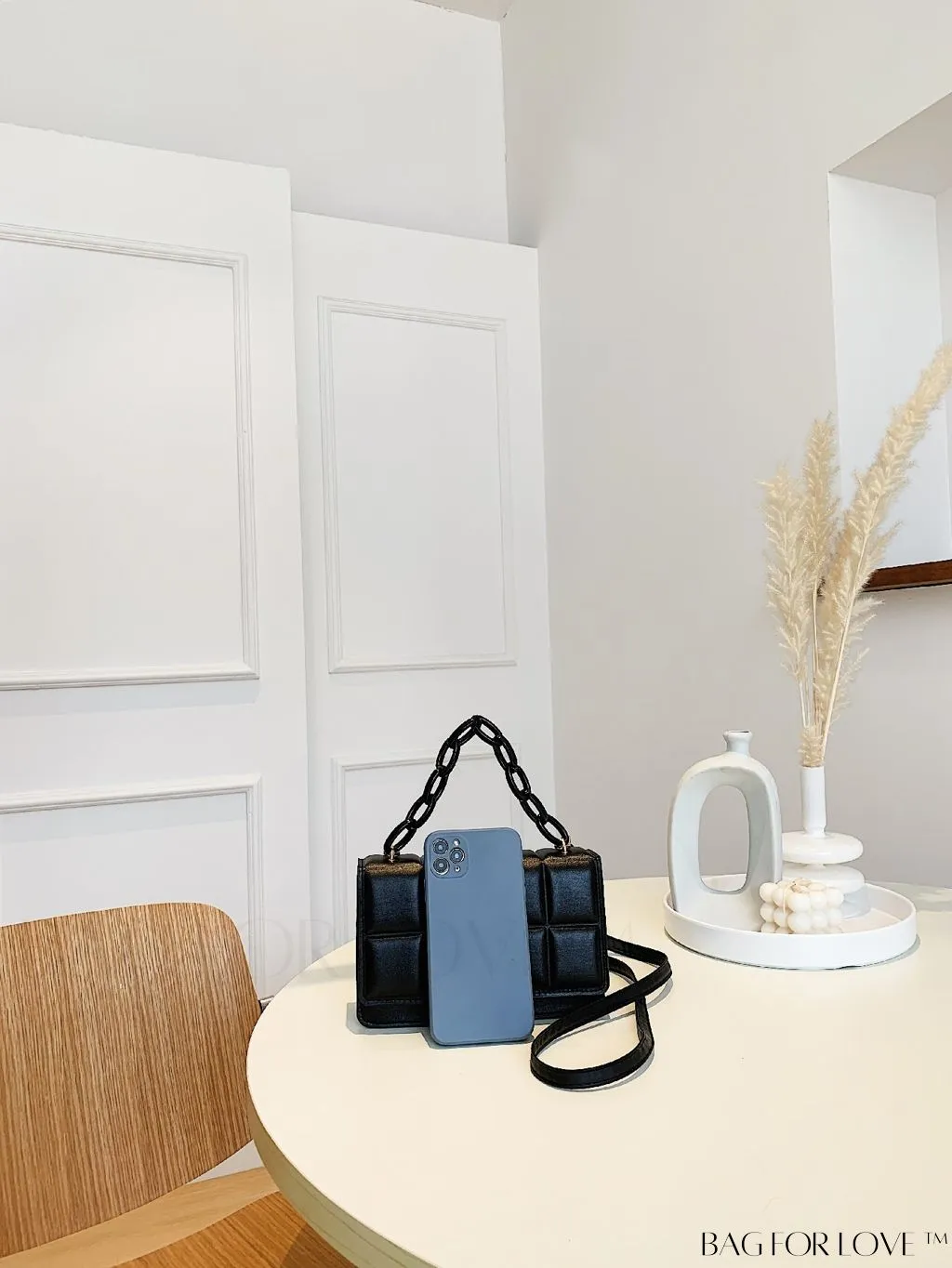 BagForLove - Compact Textured Satchel Bag - Perfect for Minimalist Style