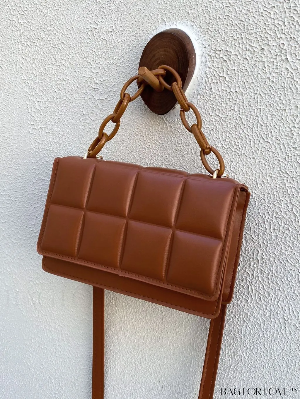 BagForLove - Compact Textured Satchel Bag - Perfect for Minimalist Style