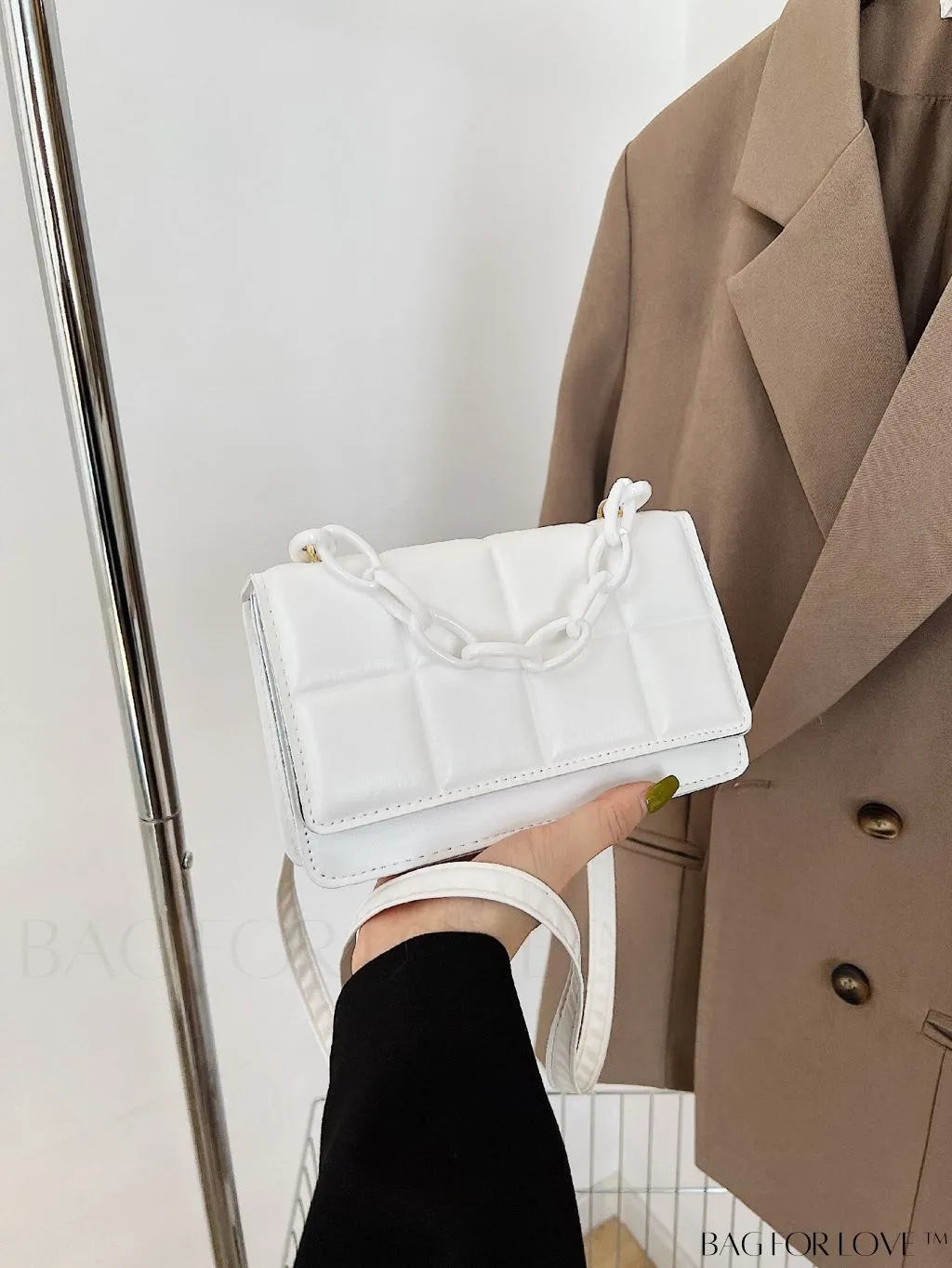 BagForLove - Compact Textured Satchel Bag - Perfect for Minimalist Style