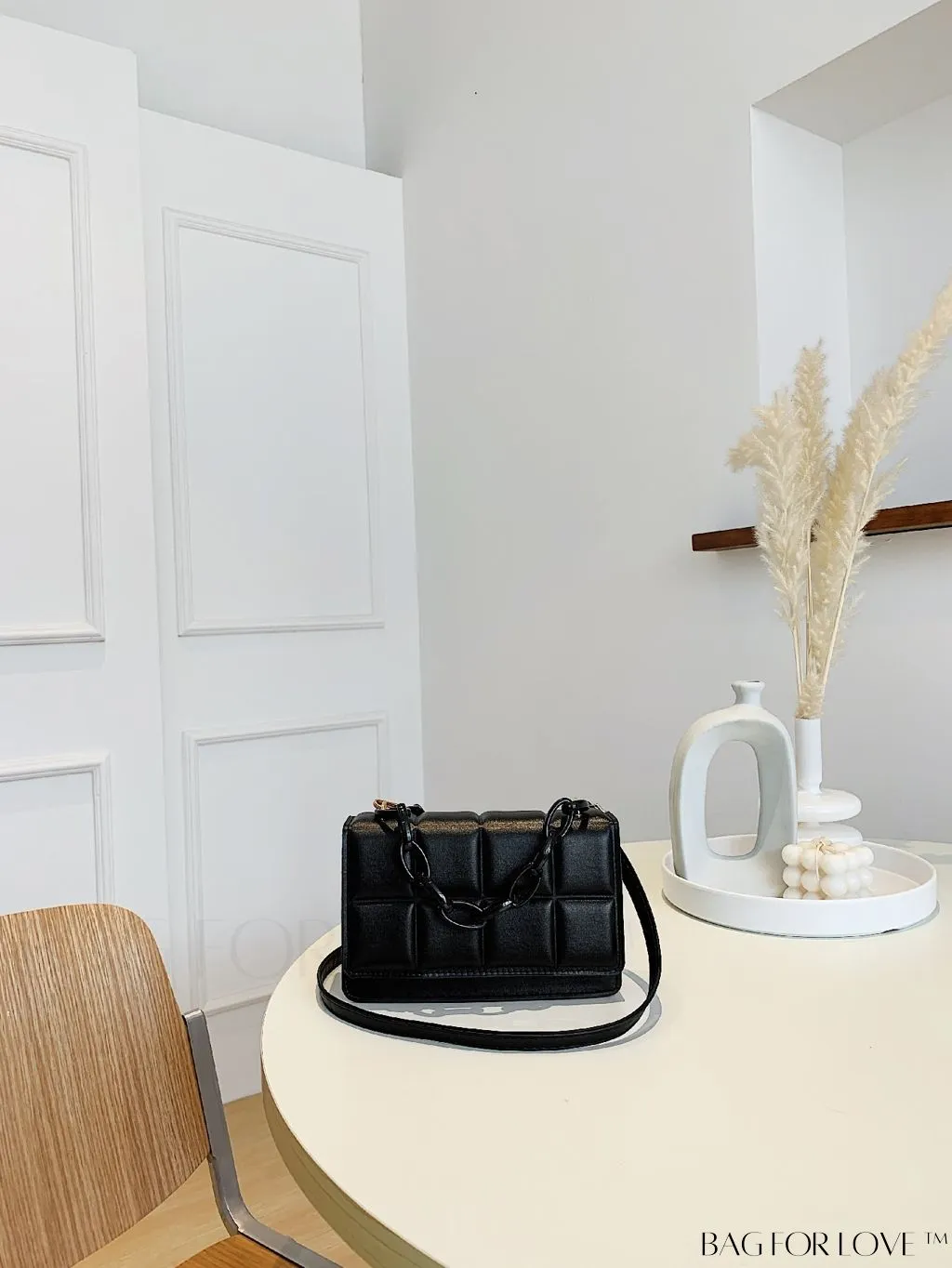 BagForLove - Compact Textured Satchel Bag - Perfect for Minimalist Style