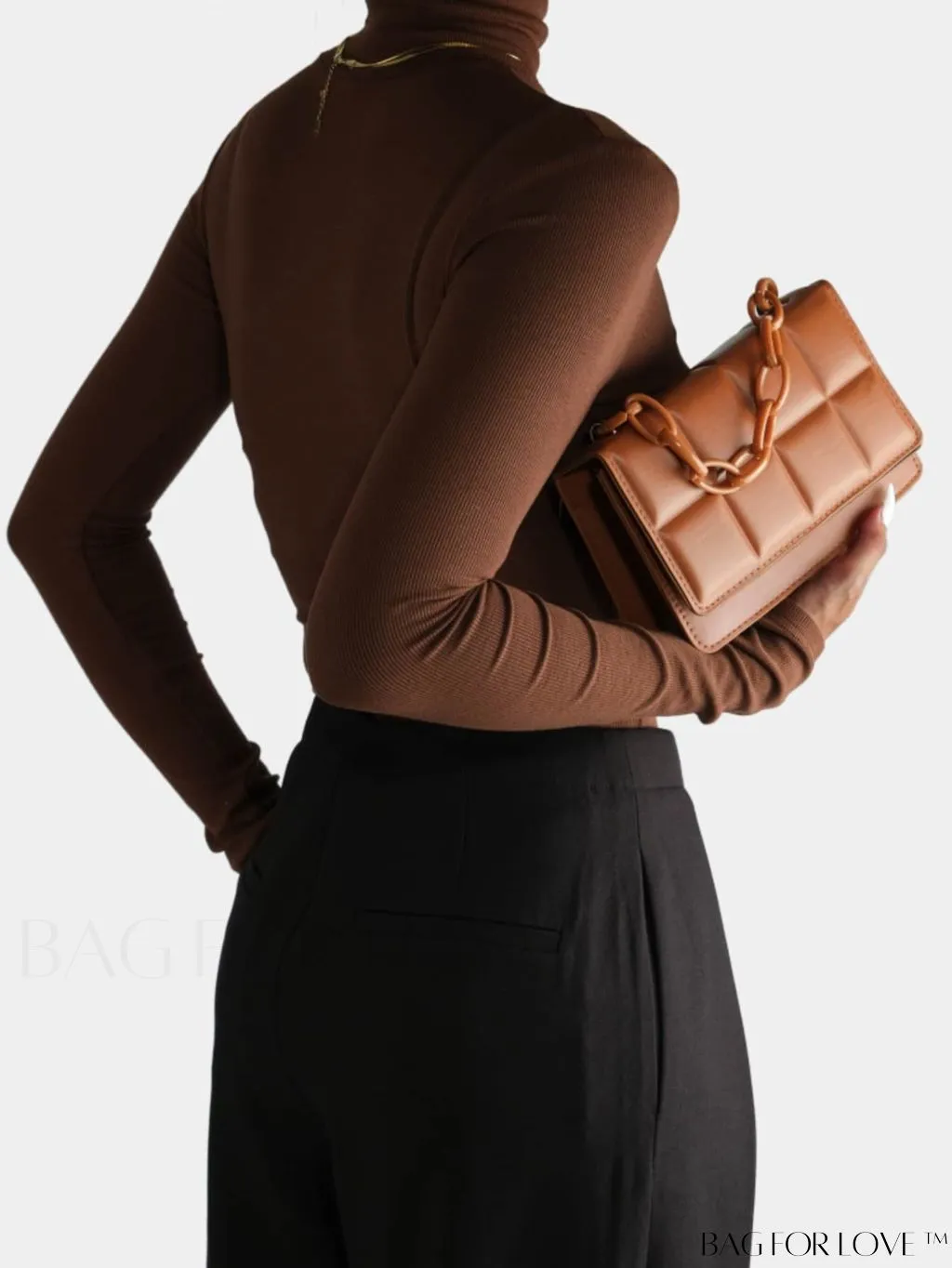BagForLove - Compact Textured Satchel Bag - Perfect for Minimalist Style