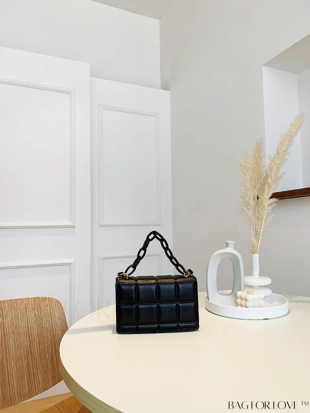 BagForLove - Compact Textured Satchel Bag - Perfect for Minimalist Style