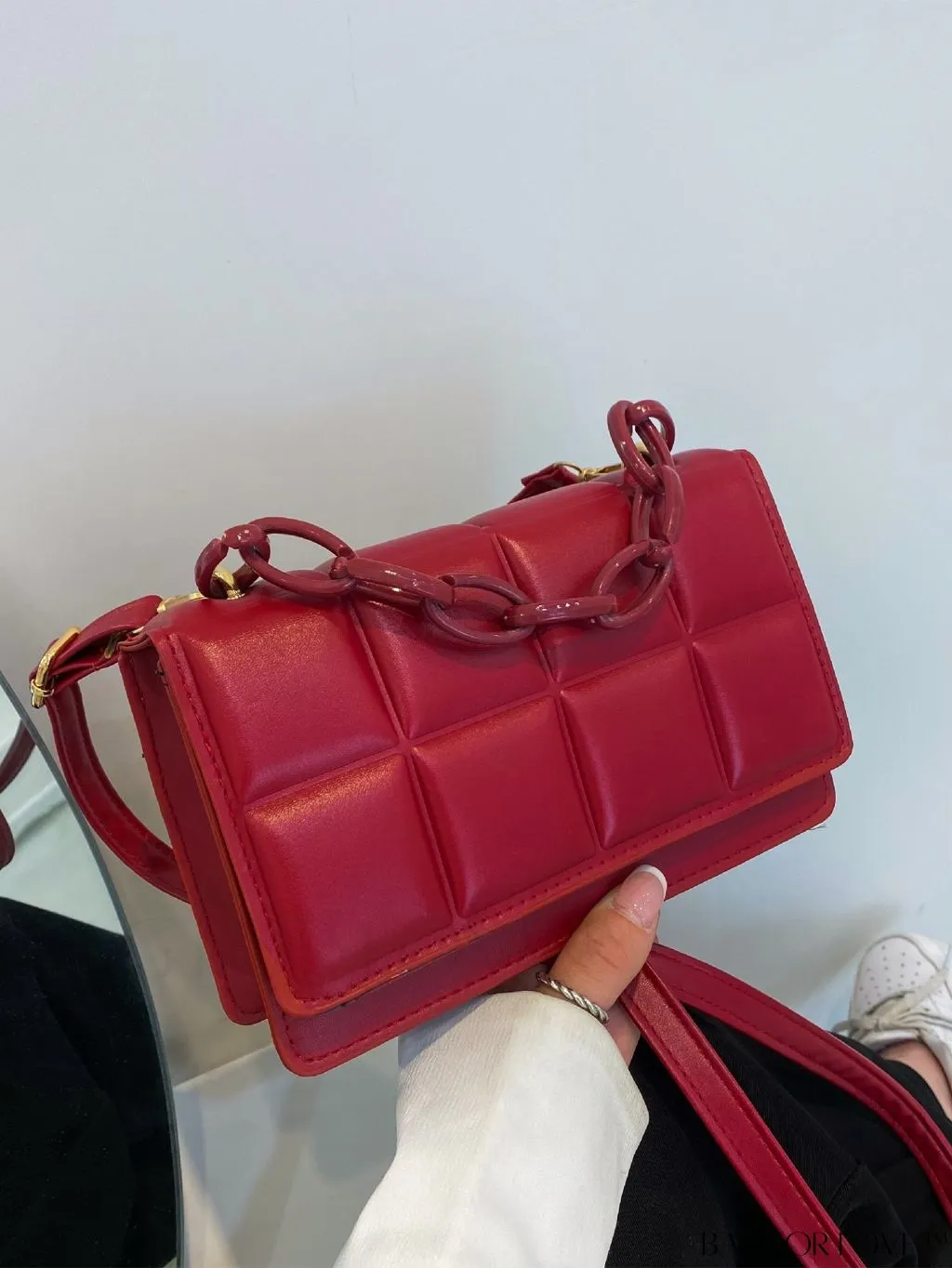 BagForLove - Compact Textured Satchel Bag - Perfect for Minimalist Style