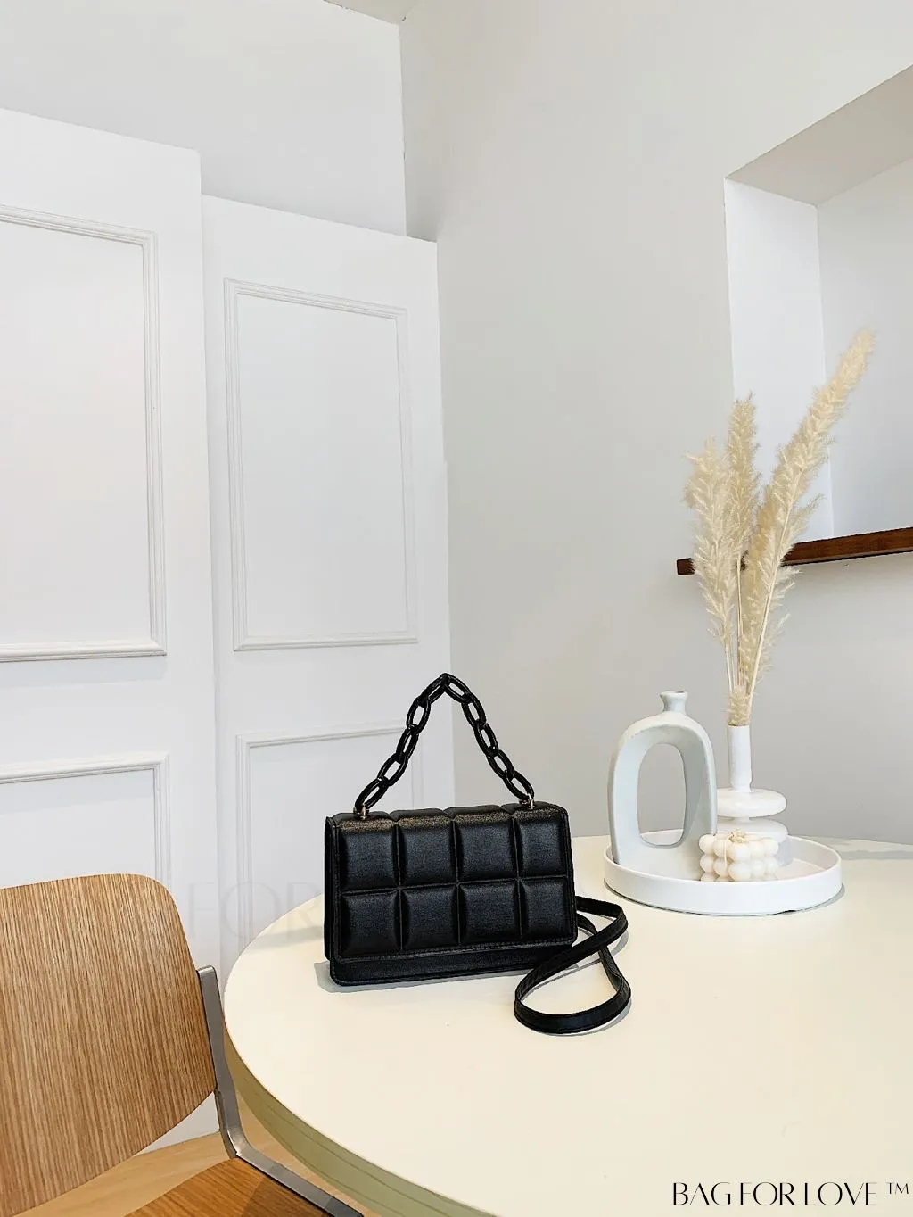 BagForLove - Compact Textured Satchel Bag - Perfect for Minimalist Style