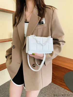 BagForLove - Compact Textured Satchel Bag - Perfect for Minimalist Style