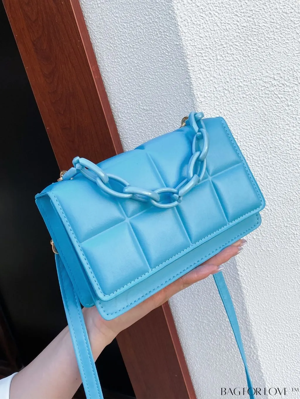 BagForLove - Compact Textured Satchel Bag - Perfect for Minimalist Style
