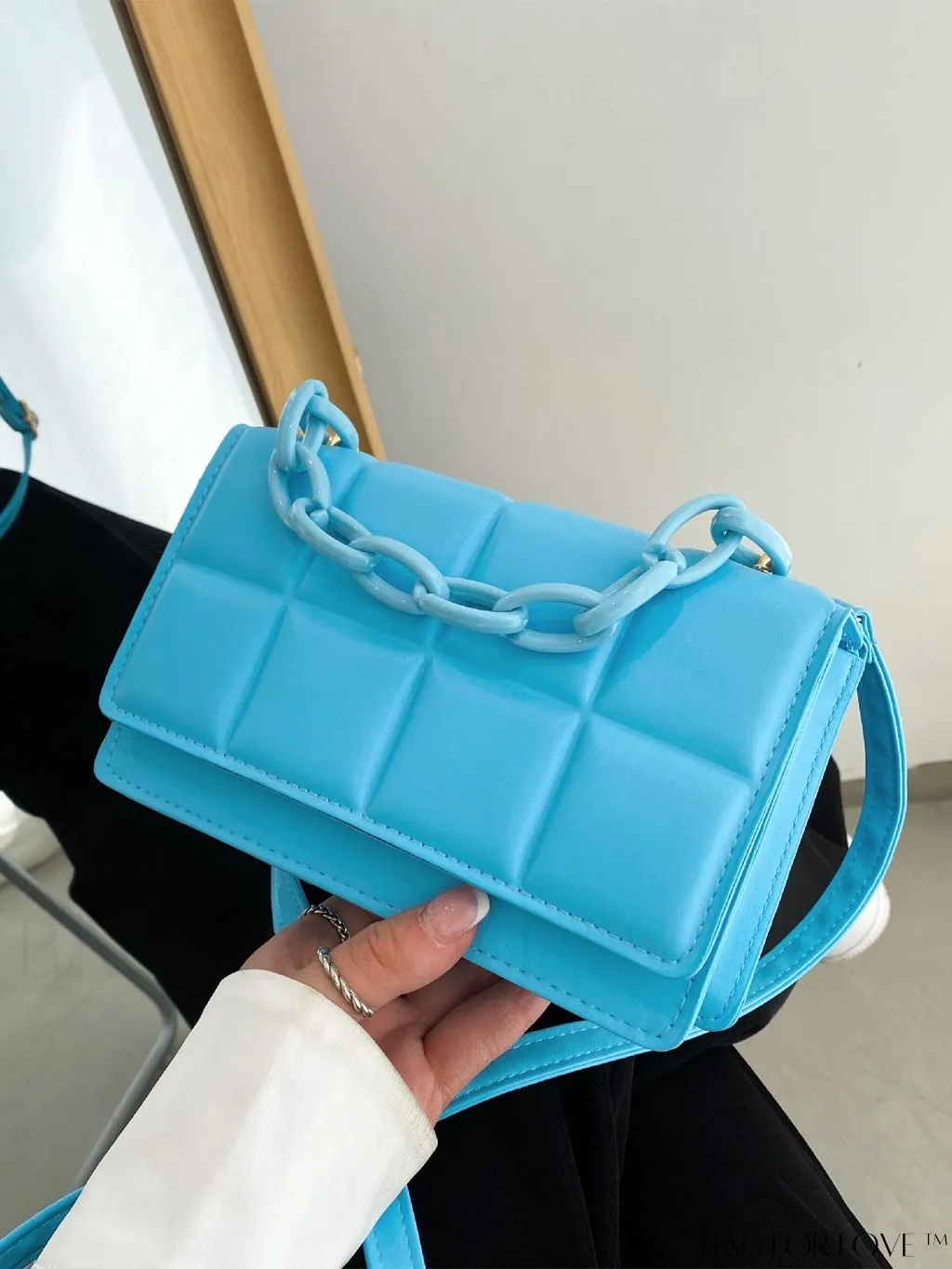 BagForLove - Compact Textured Satchel Bag - Perfect for Minimalist Style