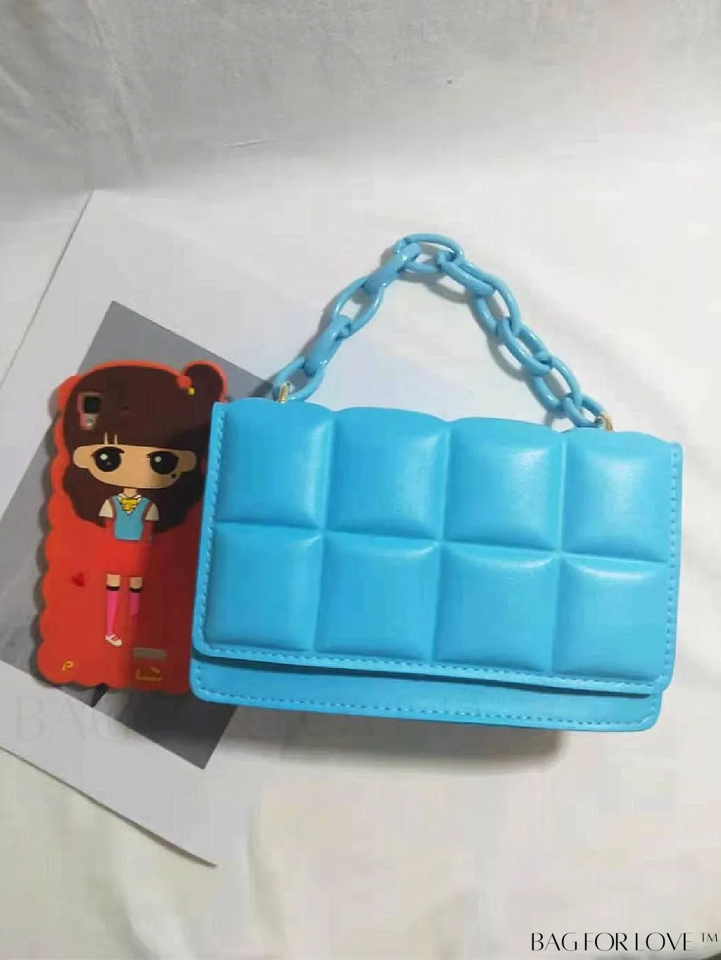 BagForLove - Compact Textured Satchel Bag - Perfect for Minimalist Style