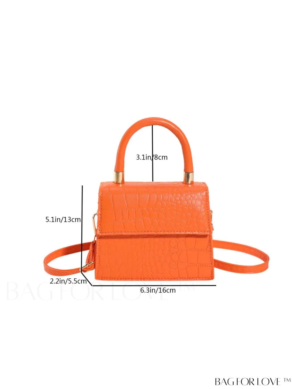 BagForLove - Stylish Compact Handbag with PU Flap