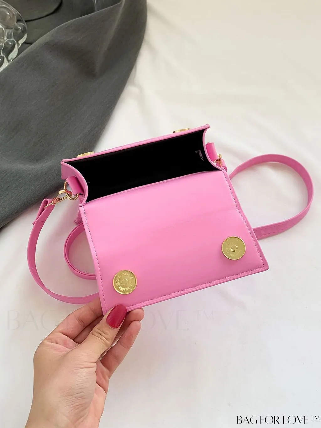BagForLove - Stylish Compact Handbag with PU Flap