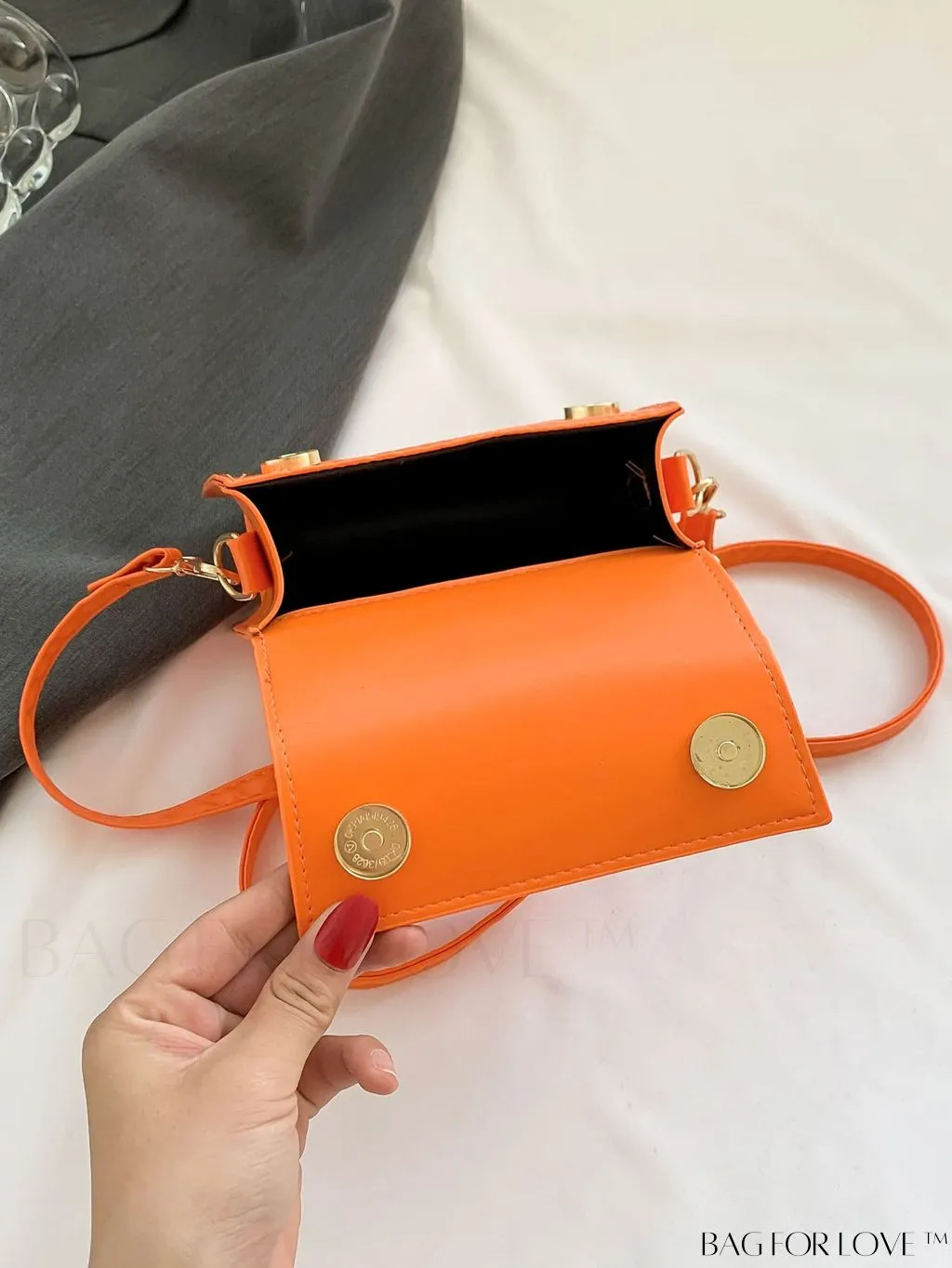 BagForLove - Stylish Compact Handbag with PU Flap