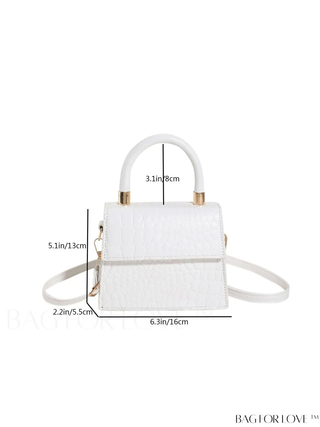 BagForLove - Stylish Compact Handbag with PU Flap