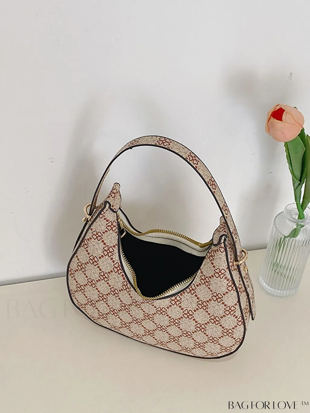 BagForLove - Stylish Metallic Snakeskin Embossed Mini Hobo Bag