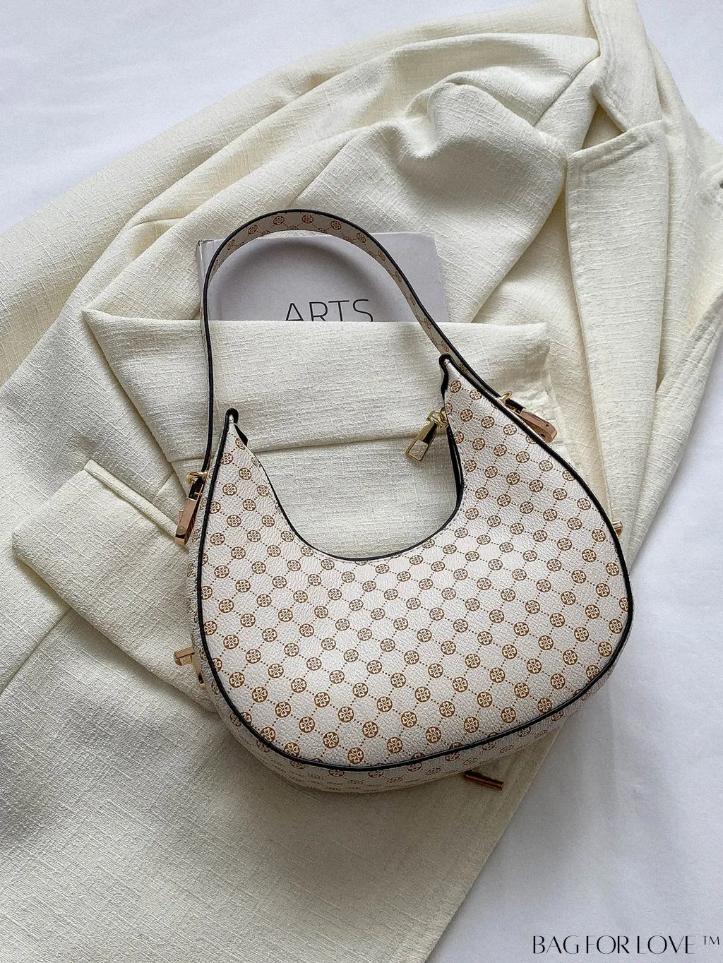 BagForLove - Stylish Metallic Snakeskin Embossed Mini Hobo Bag