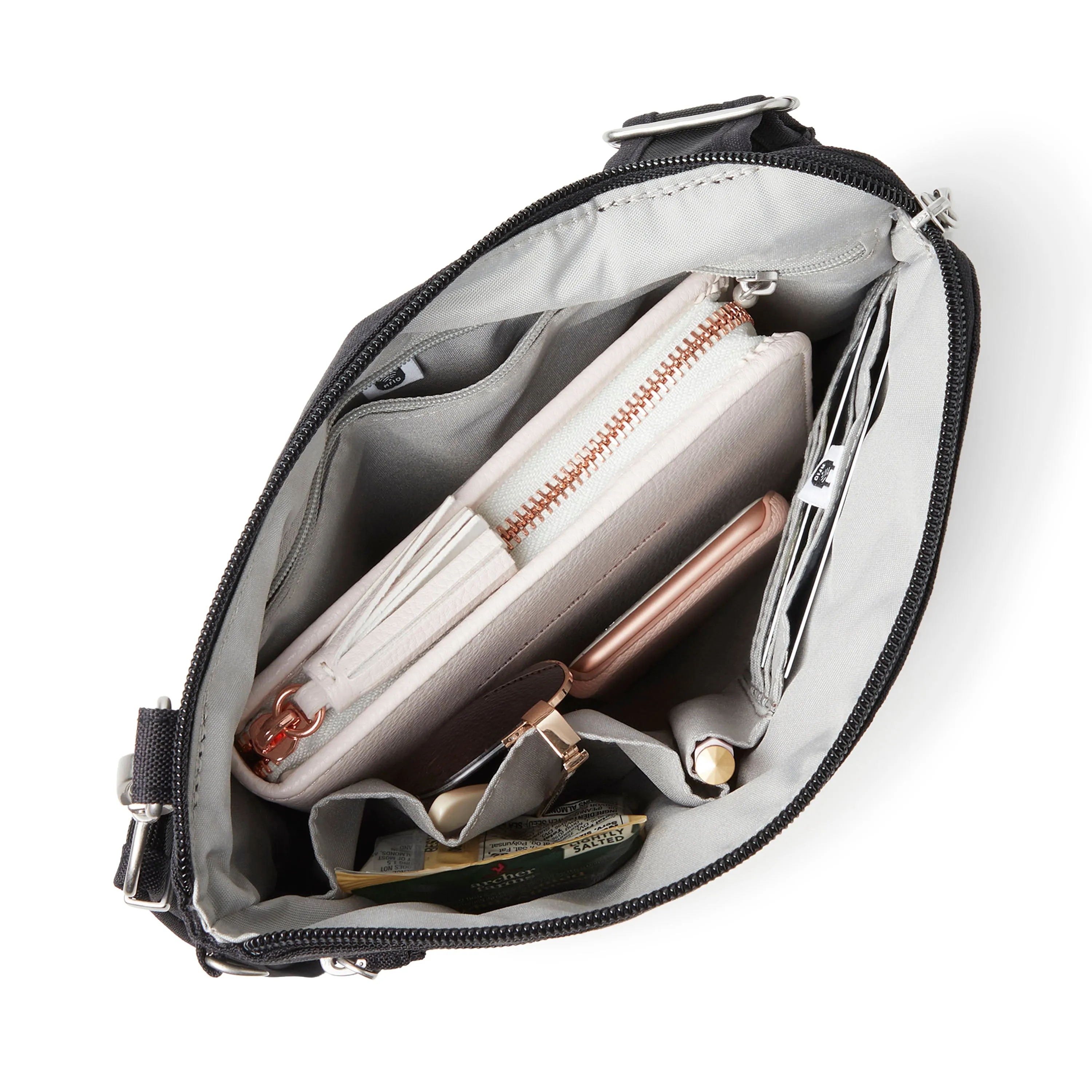 Baggallini Securtex Anti-Theft Large Crossbody Bag