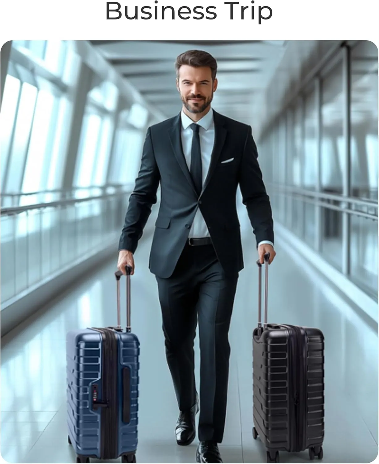 BAGSMART Carry On Luggage 22x14x9 Airline Approved with TSA Lock,20 Inch Lightweight Luggage with Spinner Wheels,100% PC Hard Shell Carry On Suitcases for Men Women,Olive