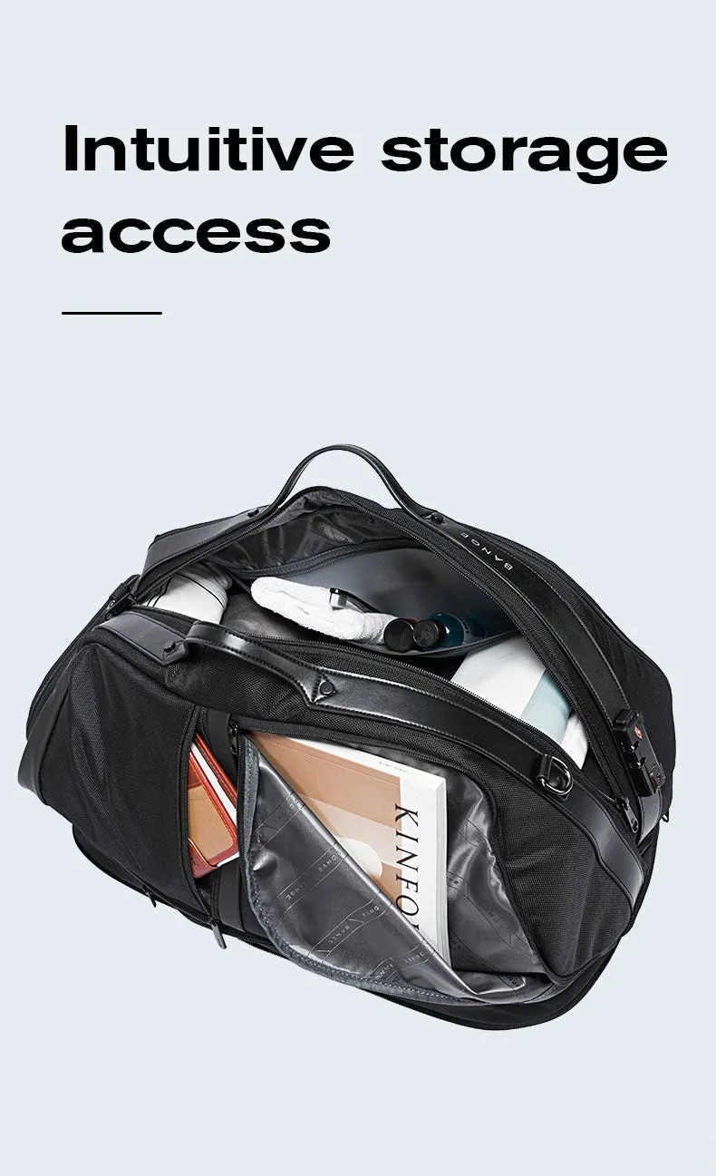 Bange Semiz Expandable 50L Duffle Bag Travel Bag Big Capacity Travel Business Bag