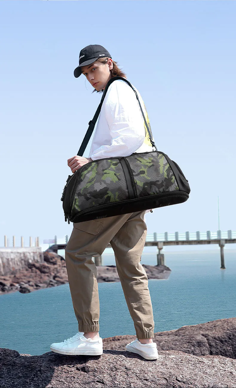 Bange Semiz Expandable 50L Duffle Bag Travel Bag Big Capacity Travel Business Bag