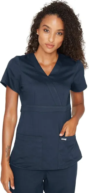 BARCO Grey's Anatomy Scrubs - Riley Scrub Top for Women, V-Neck Super-Soft Women's Scrub Top