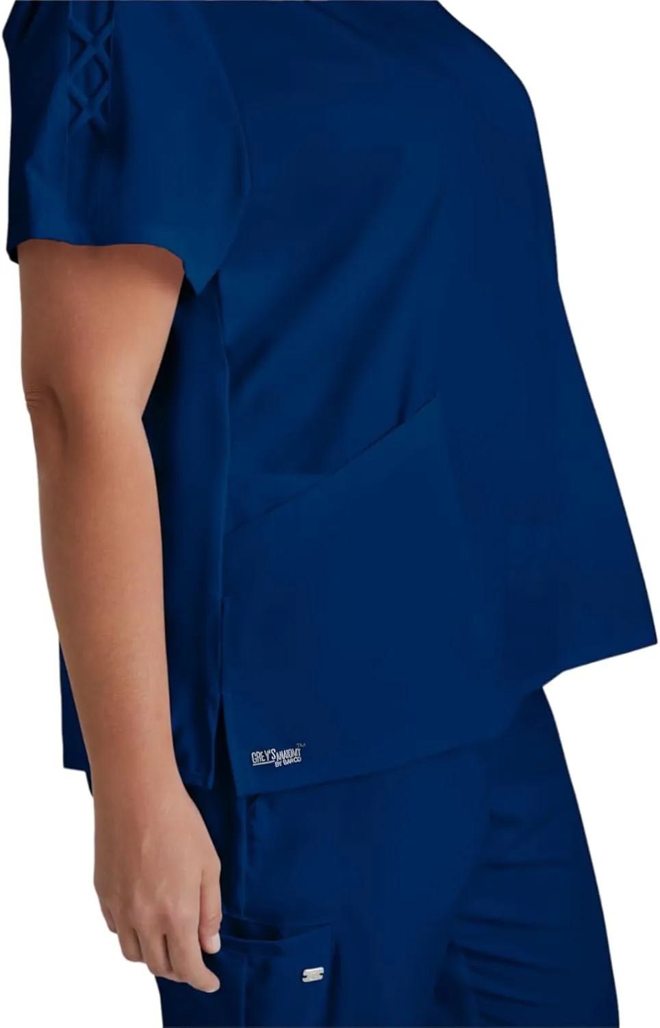 BARCO Grey's Anatomy Scrubs Signature - Astra Scrub Top for Women, V-Neck Spandex Stretch Women's Scrub Top