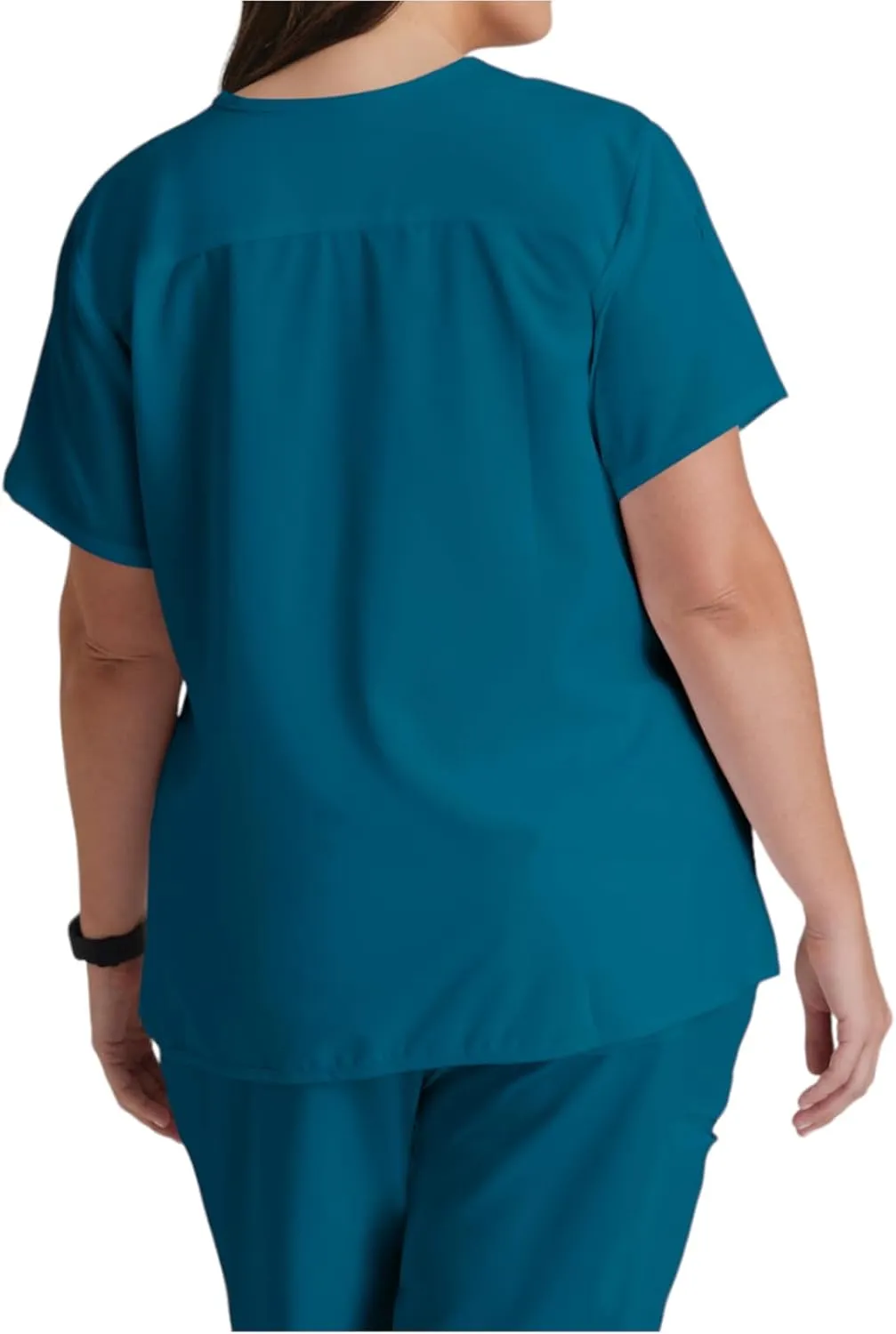 BARCO Grey's Anatomy Scrubs Signature - Astra Scrub Top for Women, V-Neck Spandex Stretch Women's Scrub Top