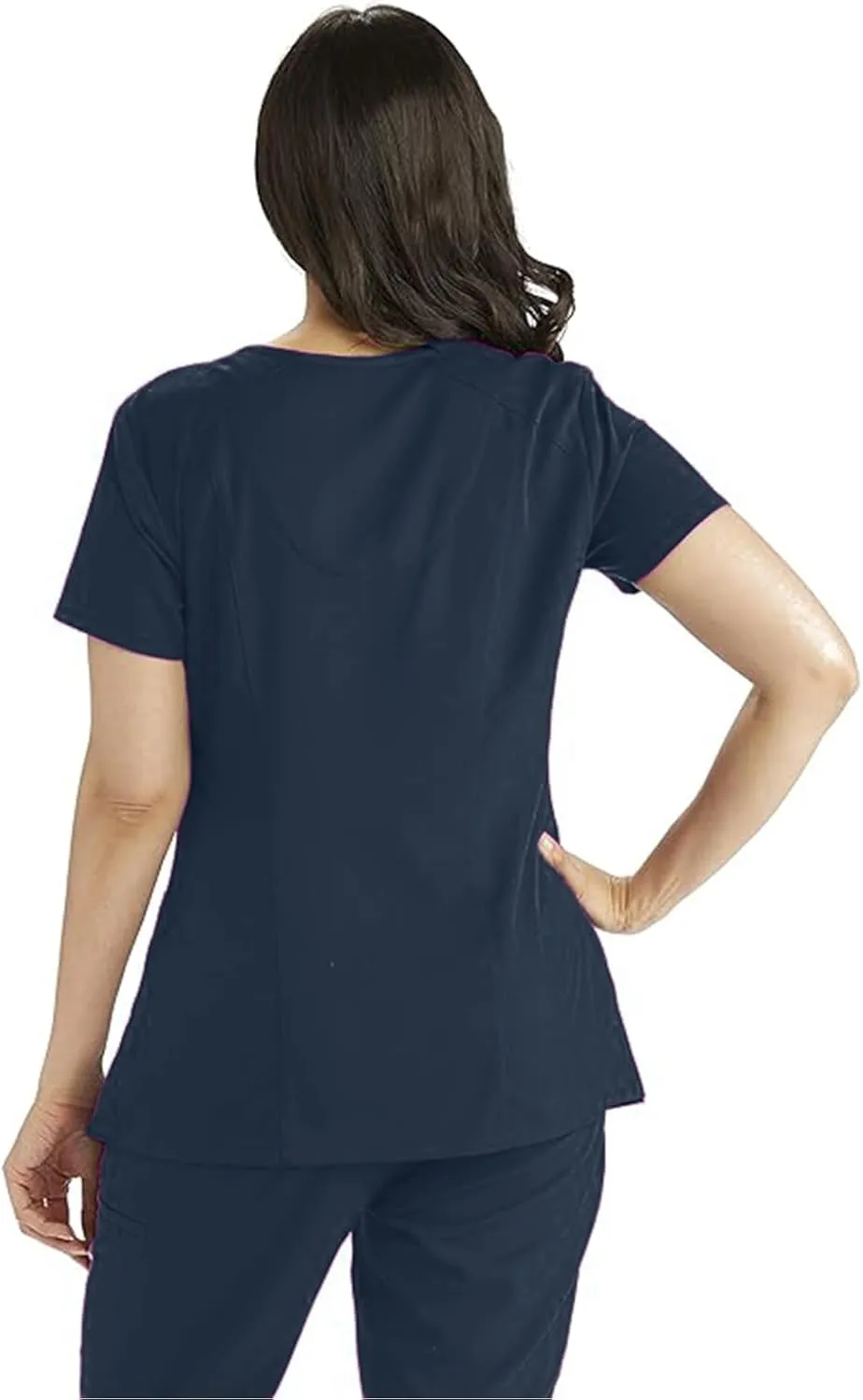 BARCO Grey's Anatomy Women's Mia Top, V-Neck Medical Scrub Top w/ 3 Pockets & Princess Seaming