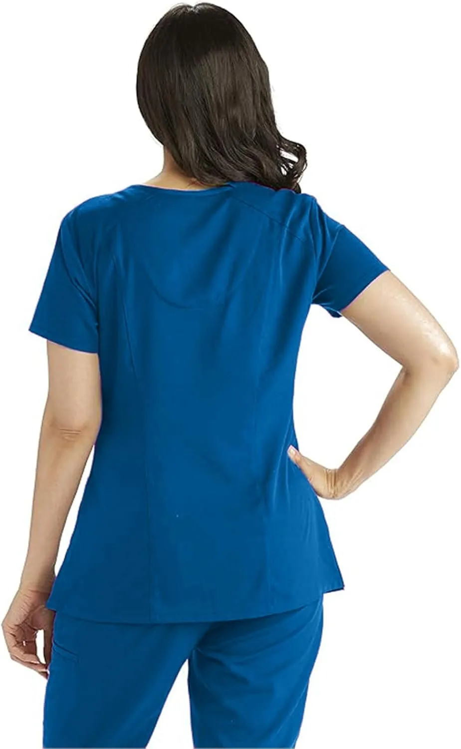 BARCO Grey's Anatomy Women's Mia Top, V-Neck Medical Scrub Top w/ 3 Pockets & Princess Seaming