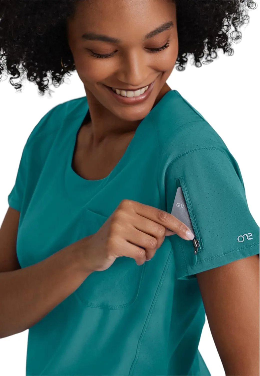BARCO One Uplift Scrub Top - Women's Medical Top, Eco-friendly, 4-Way Stretch