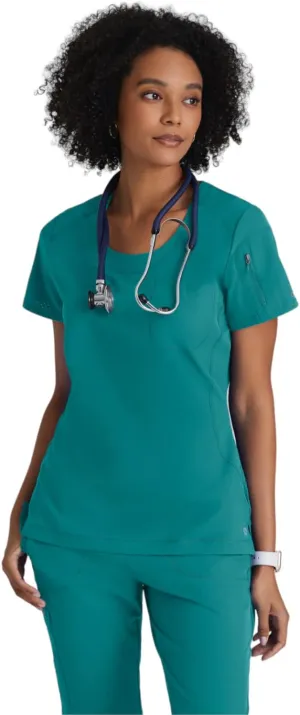 BARCO One Uplift Scrub Top - Women's Medical Top, Eco-friendly, 4-Way Stretch