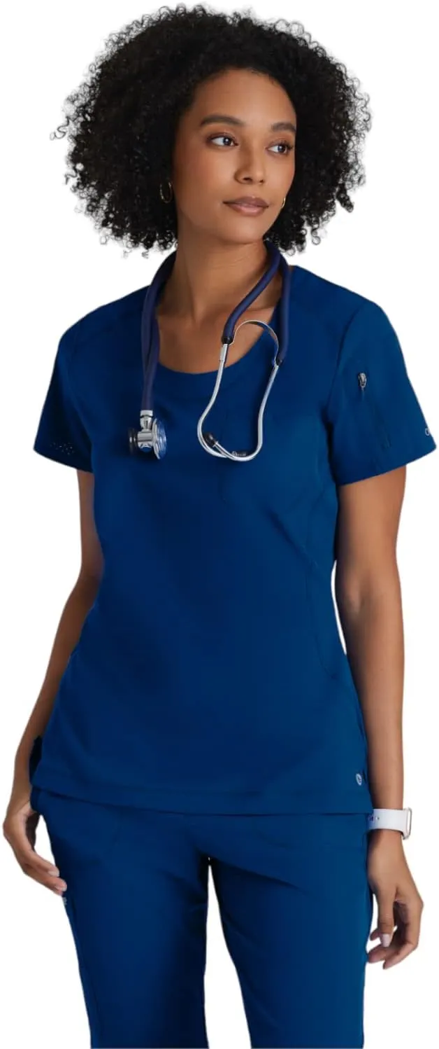 BARCO One Uplift Scrub Top - Women's Medical Top, Eco-friendly, 4-Way Stretch