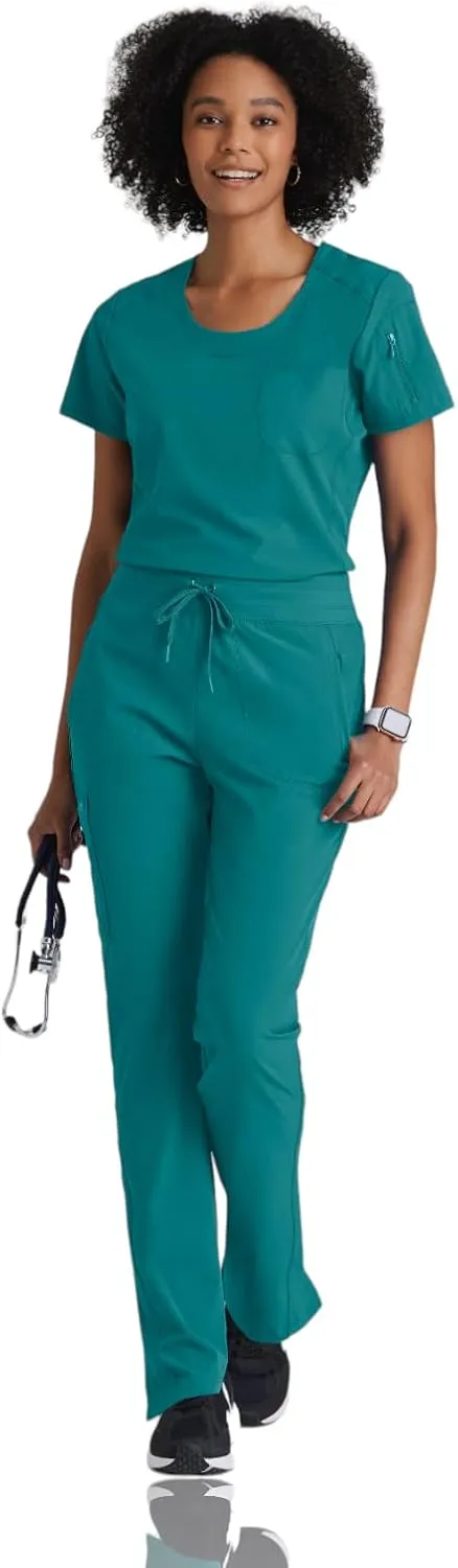 BARCO One Uplift Scrub Top - Women's Medical Top, Eco-friendly, 4-Way Stretch