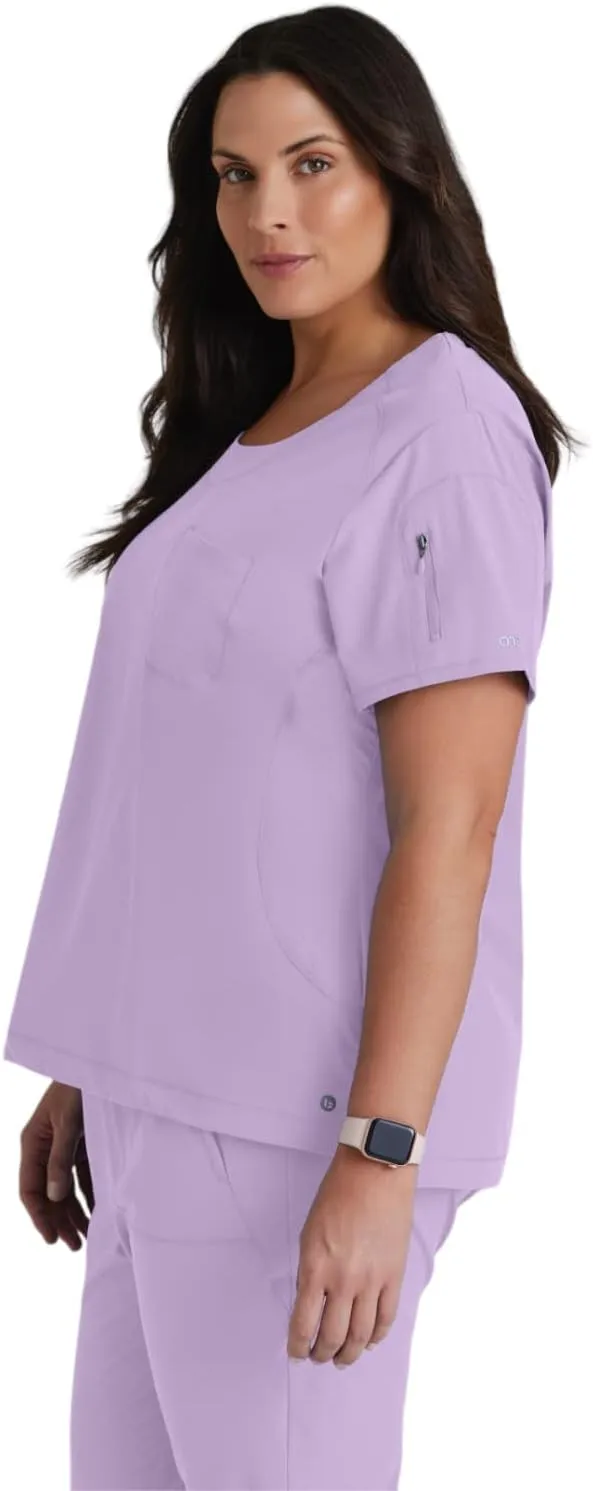 BARCO One Uplift Scrub Top - Women's Medical Top, Eco-friendly, 4-Way Stretch