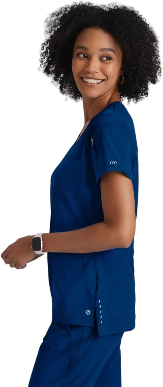 BARCO One Uplift Scrub Top - Women's Medical Top, Eco-friendly, 4-Way Stretch