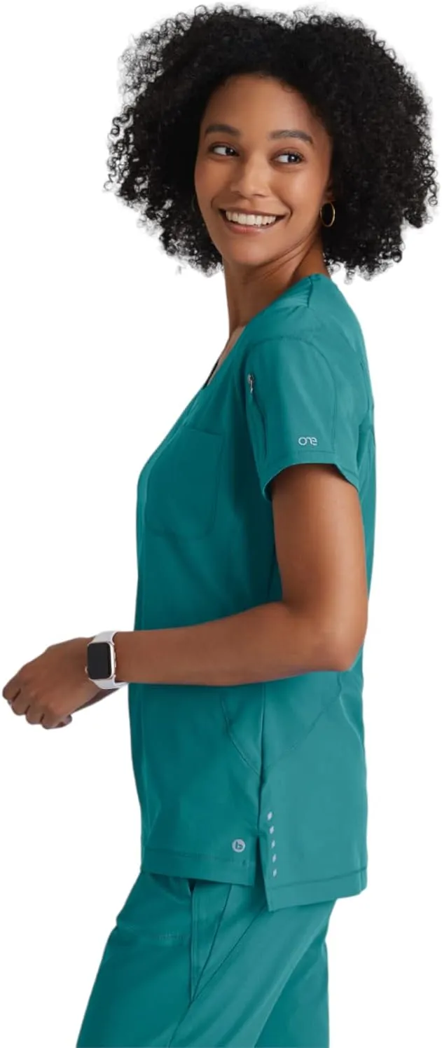 BARCO One Uplift Scrub Top - Women's Medical Top, Eco-friendly, 4-Way Stretch