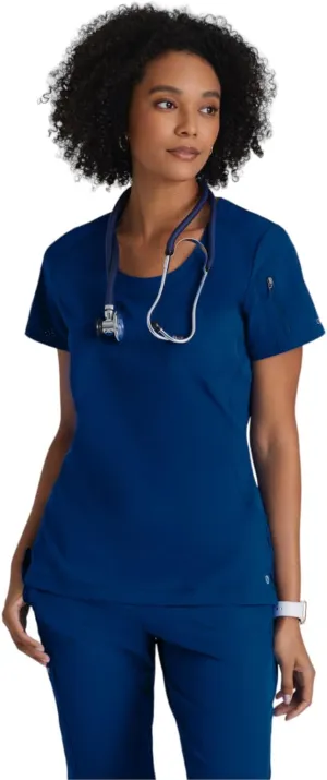 BARCO One Uplift Scrub Top - Women's Medical Top, Eco-friendly, 4-Way Stretch