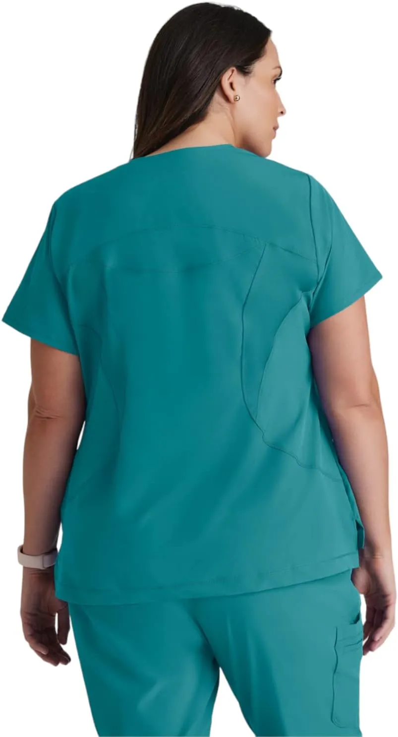 BARCO One Uplift Scrub Top - Women's Medical Top, Eco-friendly, 4-Way Stretch