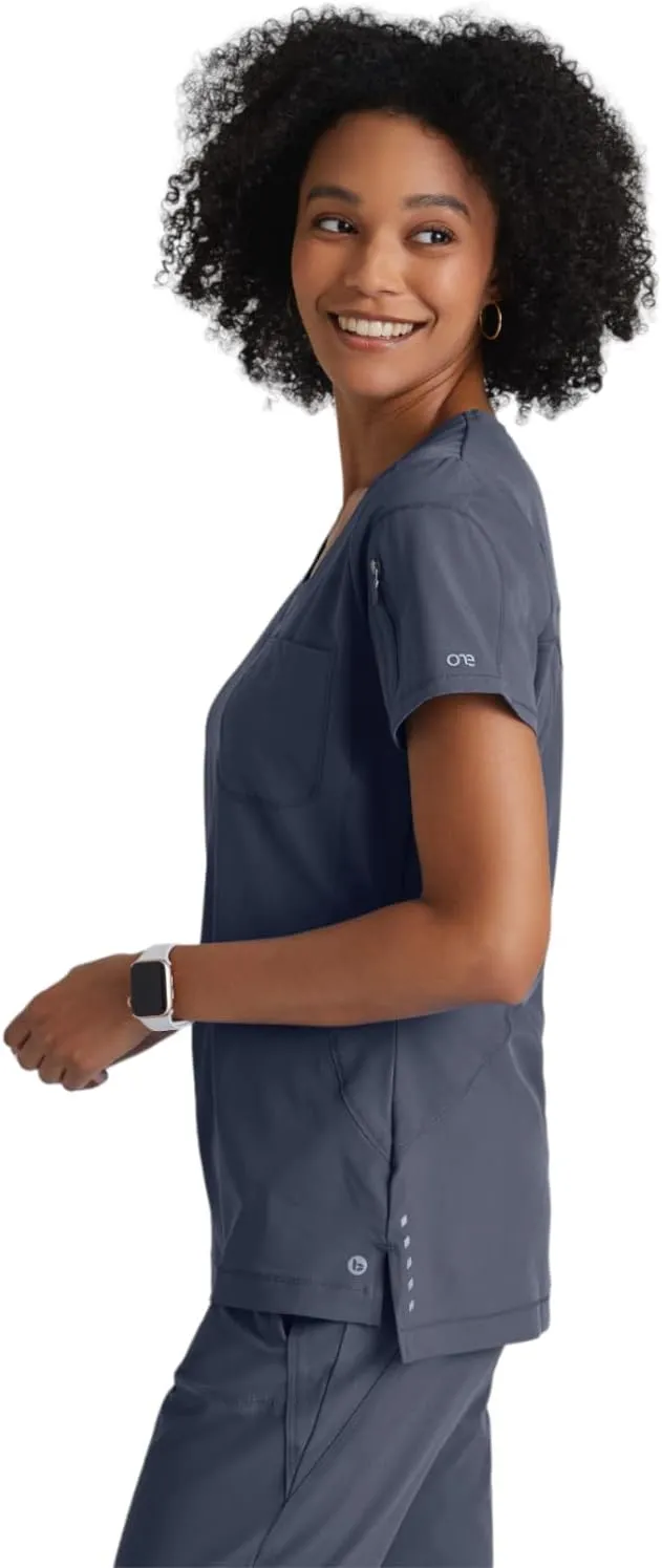 BARCO One Uplift Scrub Top - Women's Medical Top, Eco-friendly, 4-Way Stretch