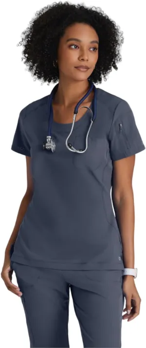 BARCO One Uplift Scrub Top - Women's Medical Top, Eco-friendly, 4-Way Stretch