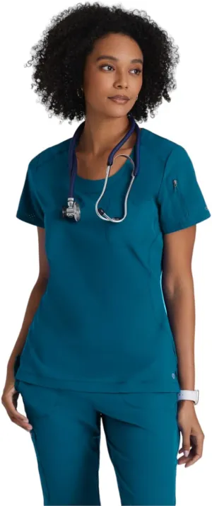 BARCO One Uplift Scrub Top - Women's Medical Top, Eco-friendly, 4-Way Stretch