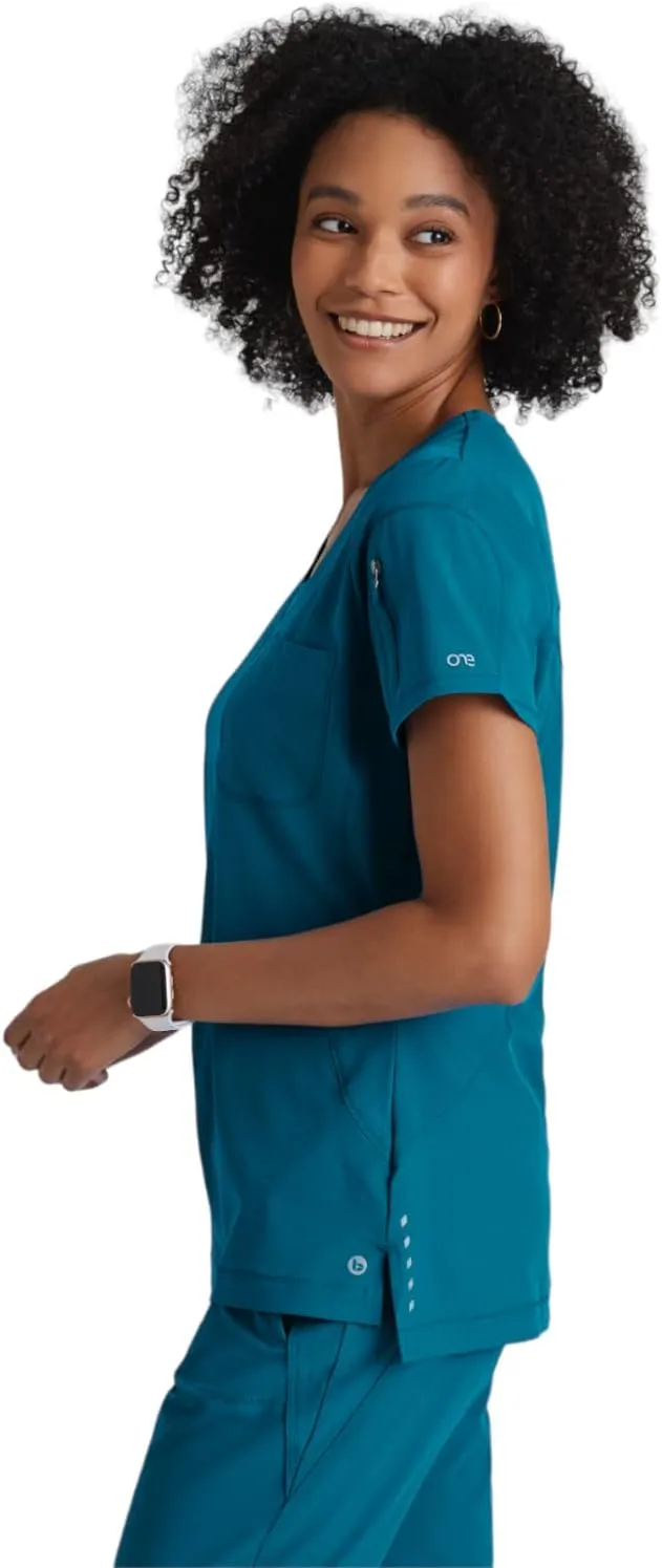 BARCO One Uplift Scrub Top - Women's Medical Top, Eco-friendly, 4-Way Stretch