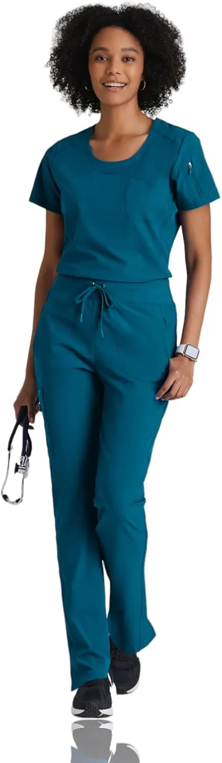 BARCO One Uplift Scrub Top - Women's Medical Top, Eco-friendly, 4-Way Stretch