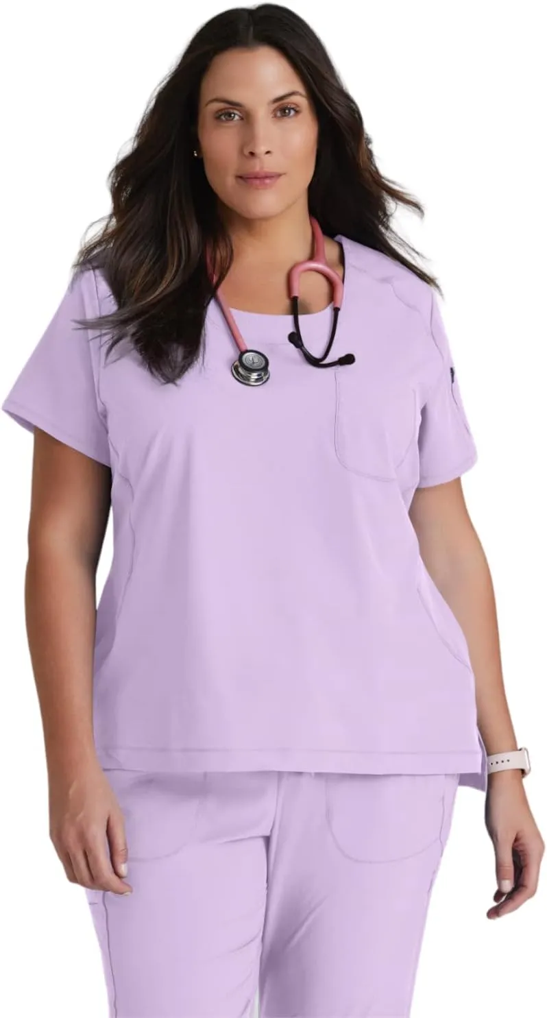 BARCO One Uplift Scrub Top - Women's Medical Top, Eco-friendly, 4-Way Stretch