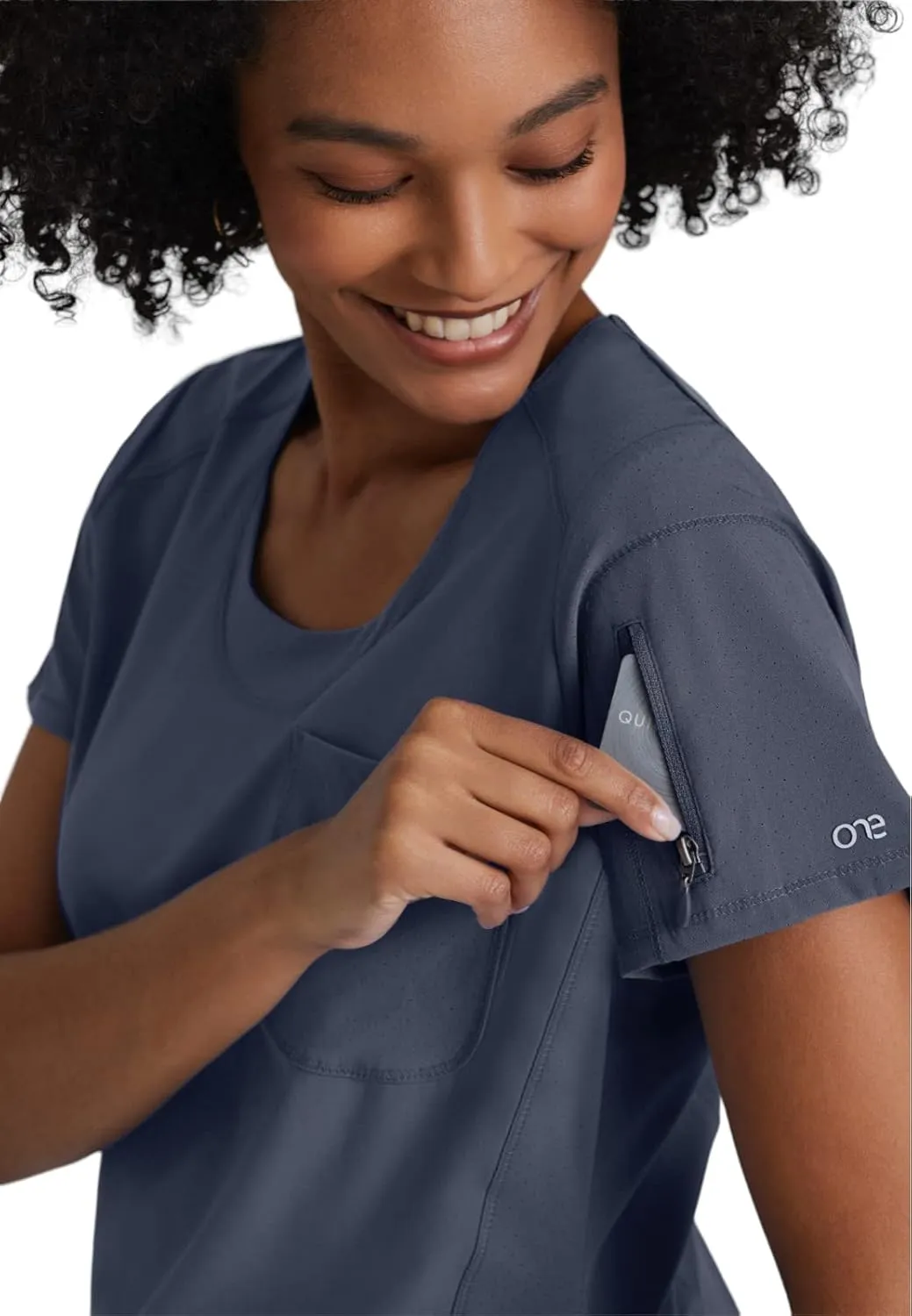 BARCO One Uplift Scrub Top - Women's Medical Top, Eco-friendly, 4-Way Stretch