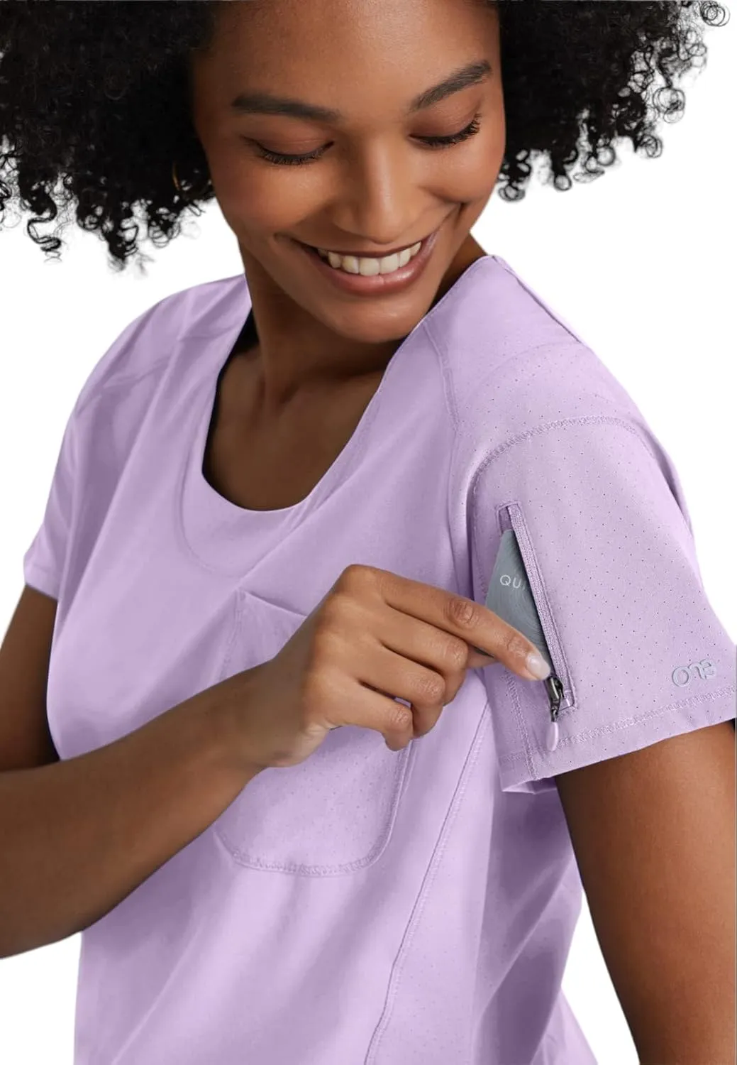 BARCO One Uplift Scrub Top - Women's Medical Top, Eco-friendly, 4-Way Stretch